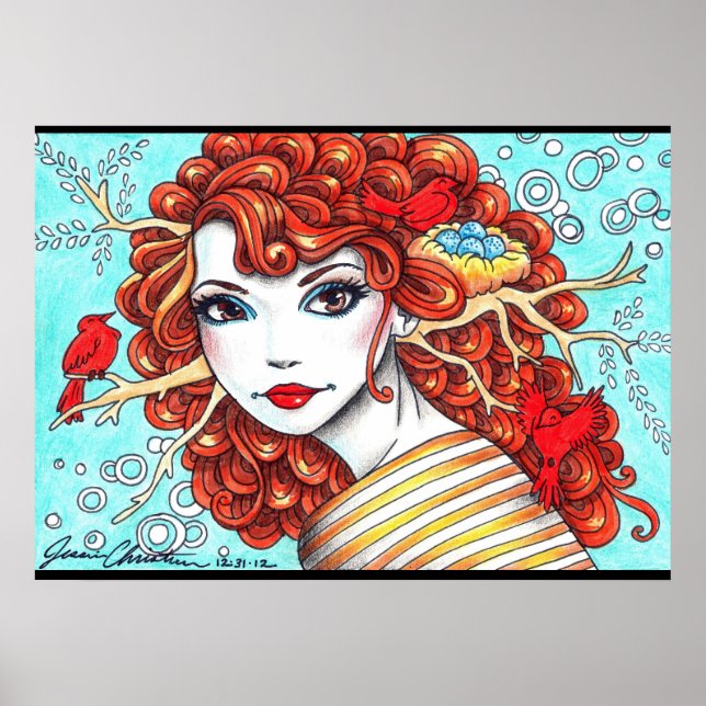 Ruby Bird Rosie Poster (Frente)