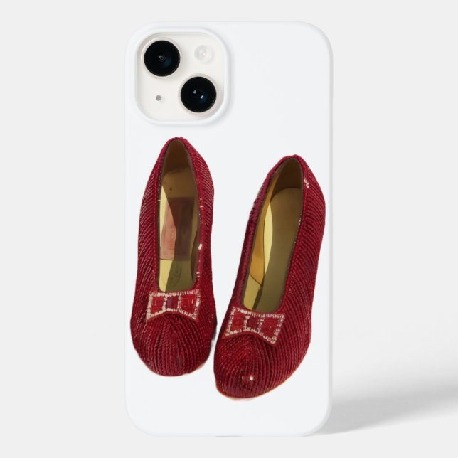 Ruby Red Slipper Calçados Wicked iPhone 14 Case! (Verso)