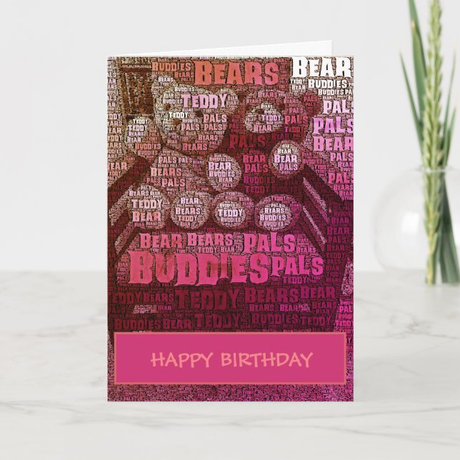 Ruby Red Teddy Bear Buddies Cloud Modelo (Frente)