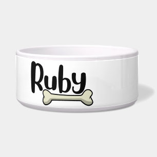 Ruby - tigela personalizada para cães