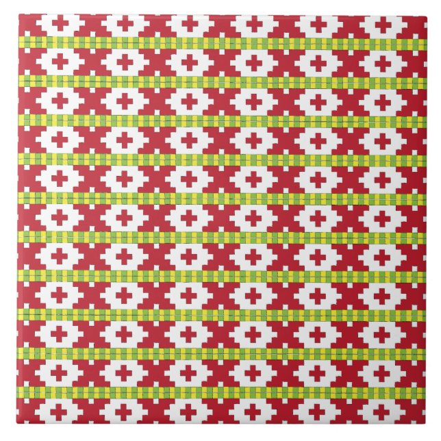 Rucava Red and green foley art design (Frente)