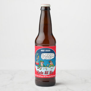 RUDE ALF - Etiquetas de cerveja de inverno persona