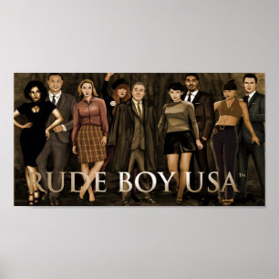 Rude Boy USA vol. 1 - Poster inteiro de 36" x 24"