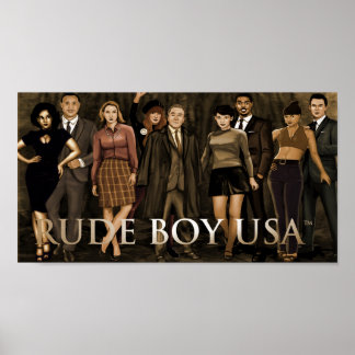 Rude Boy USA vol. 1 - Poster inteiro de 36" x 24"