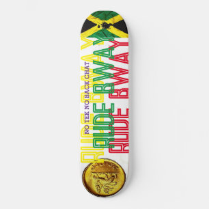 RUDE BWAY OFFICIAL 8 1/4" skateboard Deck