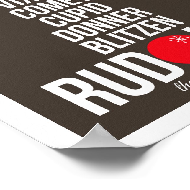 Rudolph Simple Impressão (Borda)