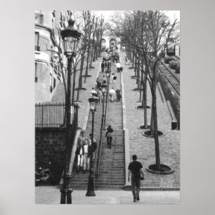 Rue Foyatier, Montmartre, poster de Paris