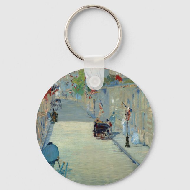 Rue Mosnier com Chaveiro de Pintura de Manet de Si (Frente)