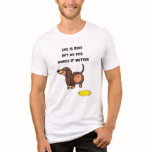Ruff Life Engraçado Cotação White Dog Lovers