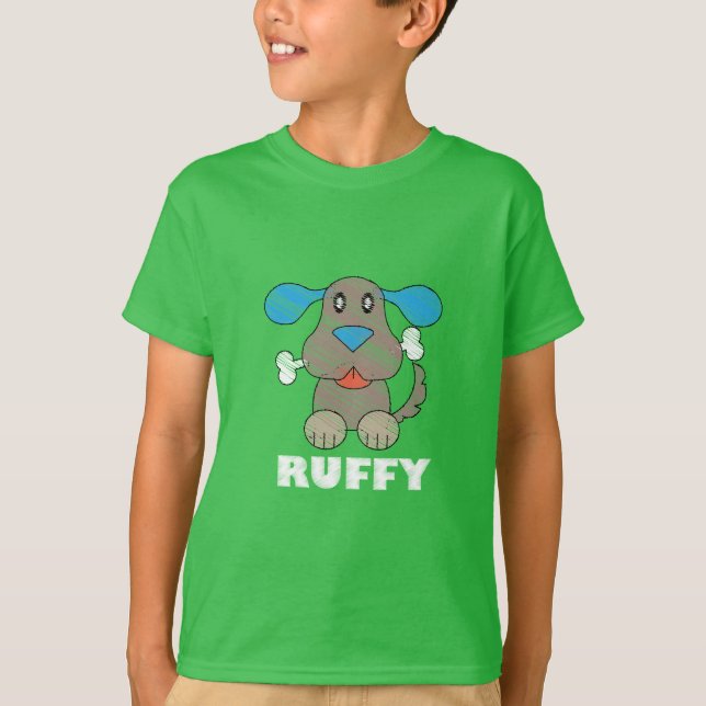 Ruffy - Camiseta Básica Infantil (Frente)