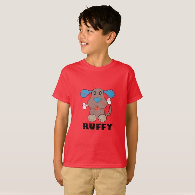 Ruffy - Camiseta Básica Infantil (Frente Completa)