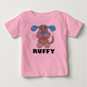Ruffy - Camiseta de Jersey Fino para Bebê