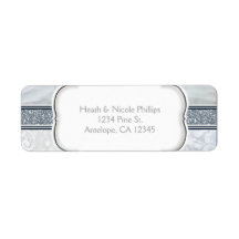 Rufos Brancos Celestiais & Etiquetas Elegantes de 