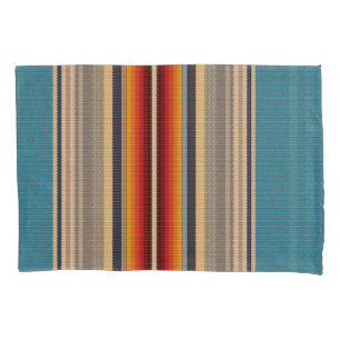 Rug Mexicano: Stripes Coloridas Sem Olhos.