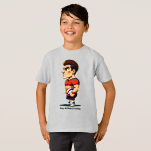 Rugby Meia Volta a Treinar - Camisa de Rugby infan