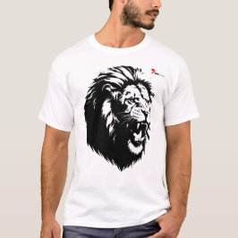 "Rugido do Rei" Camiseta Leão Rugindo