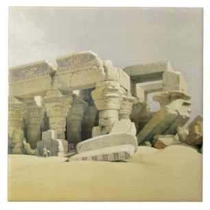 Ruínas do templo de Kom Ombo, de "Egipto e de N