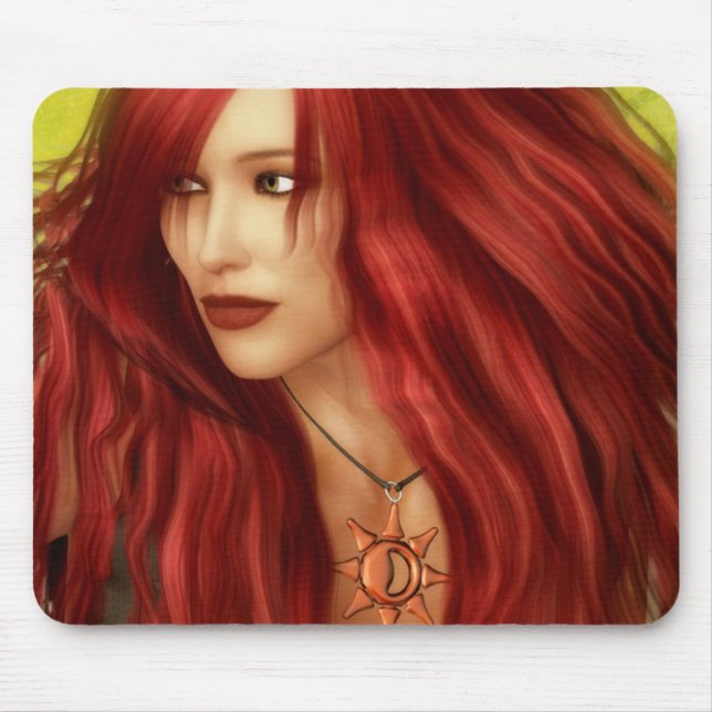 Ruiva no Mousepad (Frente)