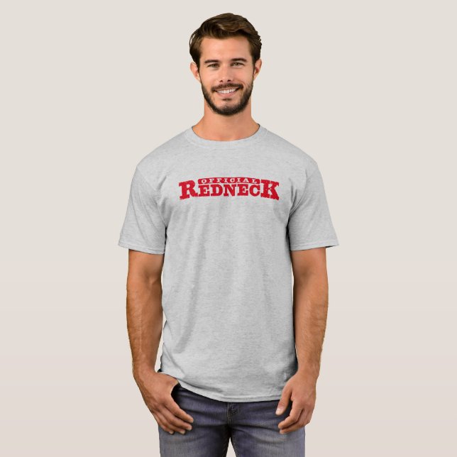 Ruiva oficial. Camiseta engraçada. (Frente Completa)