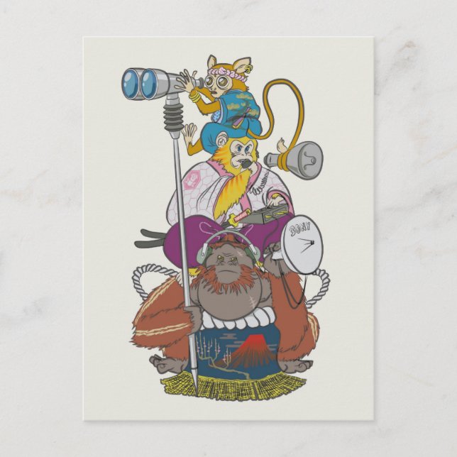 Ruke Bros. Cartão Postal (Frente)