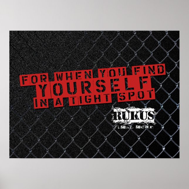 RUKUS Fight Gear Poster (Frente)