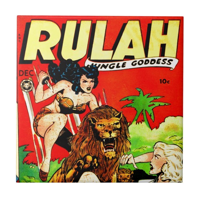 Rulah e um leão assustador grande (Frente)