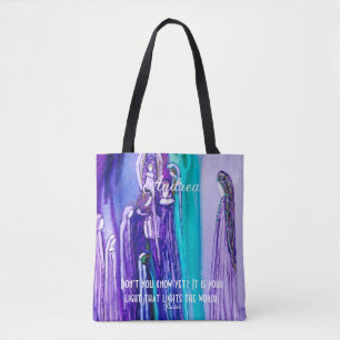Rumi Arte Personalizada e Inspiracional Tote Bag