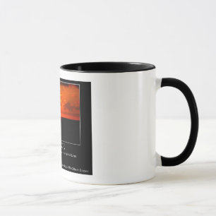 Rumi citações e Sunset Pic na caneca Ringer