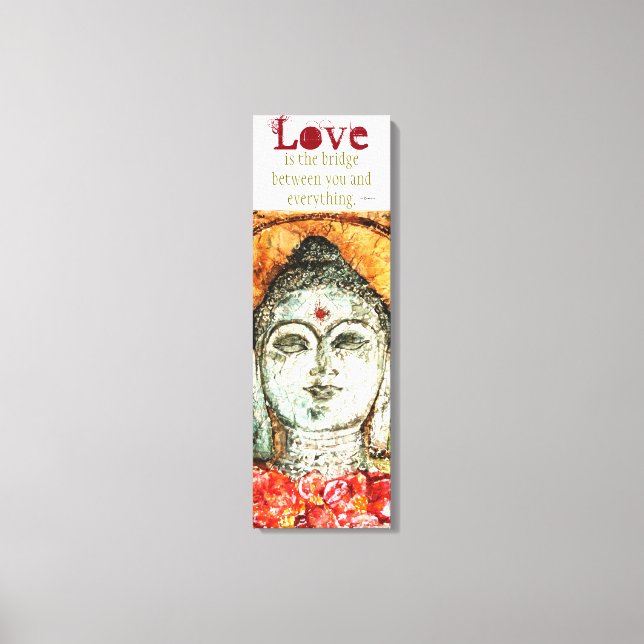 Rumi Love Cote Budha Art Canvas (Frente)