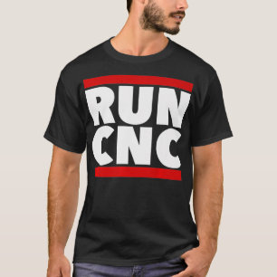 RUN Camisa CNC Código G do engenheiro machinista e