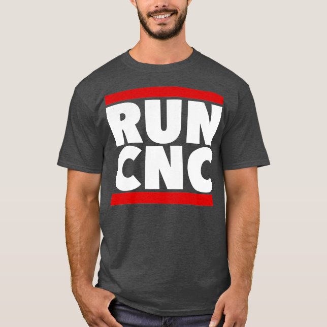 RUN Camisa CNC engenheiro mecânico engenheiro engr (Frente)