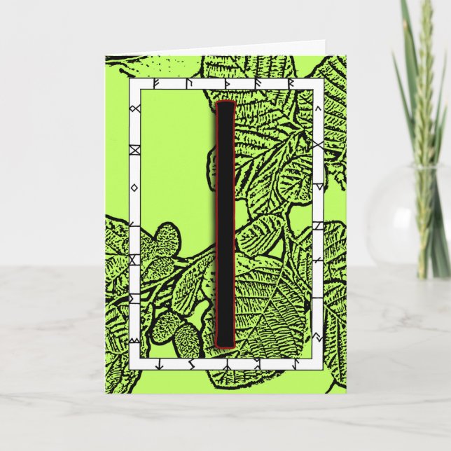 Rune Isa - Cartão De Inclinação (Frente)