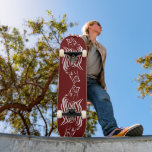 Running Lions Skateboard - Cores Personalizadas<br><div class="desc">Painel de controle dos leões - sua cor</div>