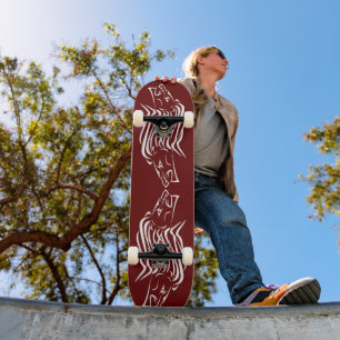 Running Lions Skateboard - Cores Personalizadas