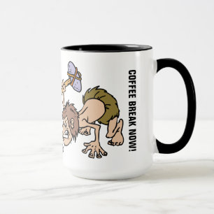 Ruptura de café agora! Caneca da campainha