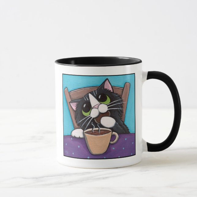 Ruptura de chá - caneca do gato (Direita)