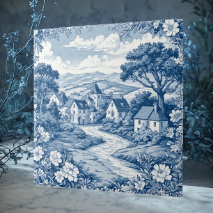 Rural Francês Pastoral País Toile De Jouy Floral