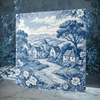 Rural Francês Pastoral País Toile De Jouy Floral