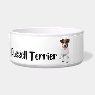 Russell Terrier - tigela de raça canina
