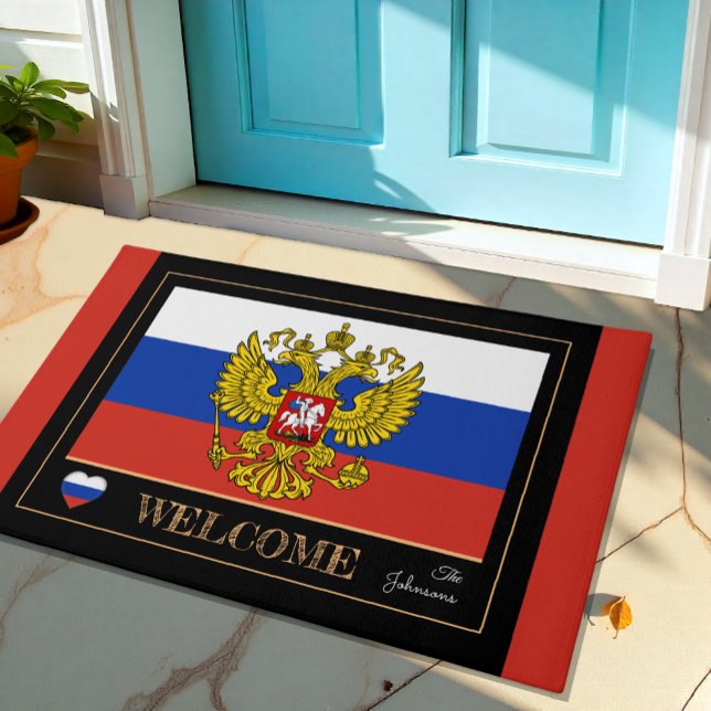 Rússia Doormat, tapetes da casa da bandeira russa, (Criador carregado)