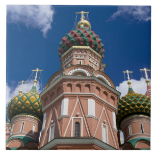 Rússia, Moscou, Praça Vermelha. Basílica de São Ba