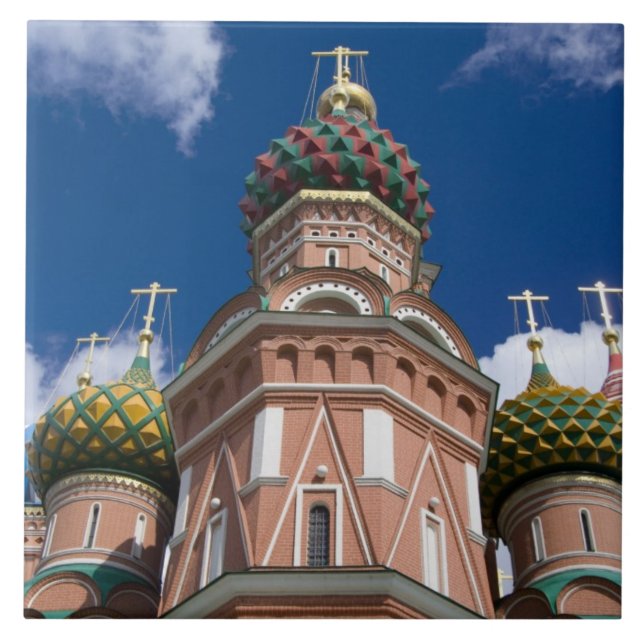 Rússia, Moscou, Praça Vermelha. Rua, Basil 2 (Frente)