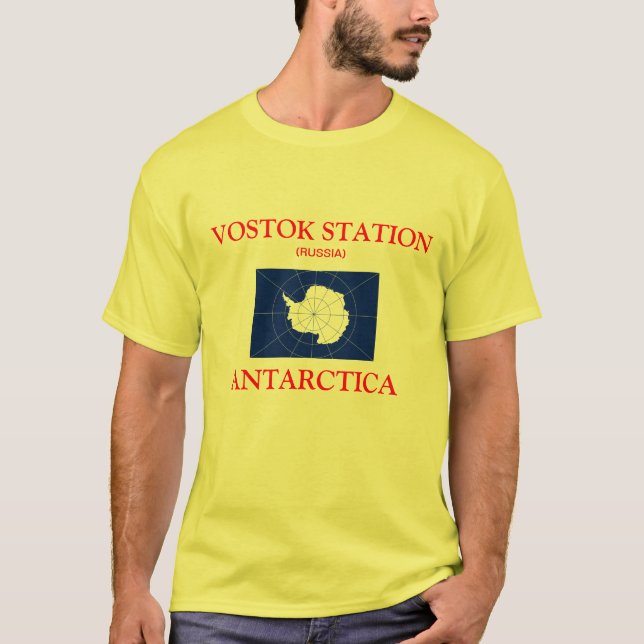 Rússia Vostok Antártica - Camisa (Frente)