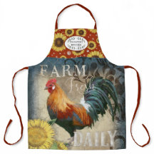 Russo Farmhouse Rooster n Sunflower Kitchen Nome