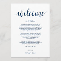 Russo moderno, Marinho, bem-vindos e cartão inerár