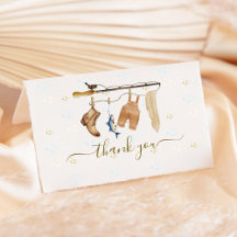 Russo Woodland Clothesline Fish Baby Obrigado