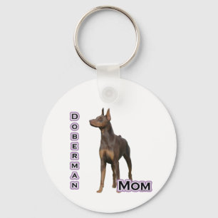 Rust Doberman Mãe 4 - Chaveiro