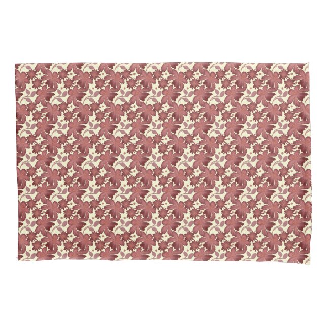 Rust Floral Leaf Pattern | Terracotta Botanical  (Frente)