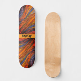 "Rust Strands Azul" no skate
