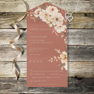 Rust Vintage Cream Janto Floral